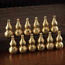 中岳嵩山 香会 铜制 十二生肖貴仁葫芦 朱砂 小葫芦迷你 福利