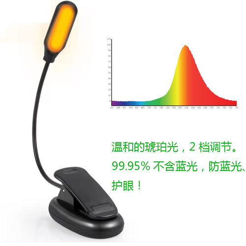 电子书灯琥珀光防蓝光不伤眼助睡