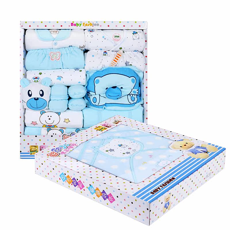 Coffret cadeau pour nouveau-né - Vêtements + Fournitures - Ref 1953943 Image 1