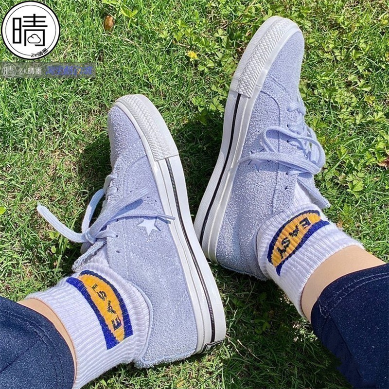 converseOnestar翻皮毛休闲鞋