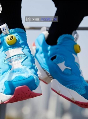 Reebok x Doraemon 联名 RUMP FURY 运动鞋 BS7368 GV7287 GV7288
