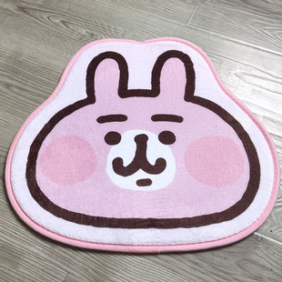 日本正品 卡纳赫拉兔子猫咪小鸡地毯地垫卧室客厅浴室脚垫吸水防滑