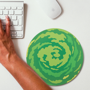 瑞克和莫蒂鼠标垫rickand和morty滑鼠垫周边恶搞个性莫迪