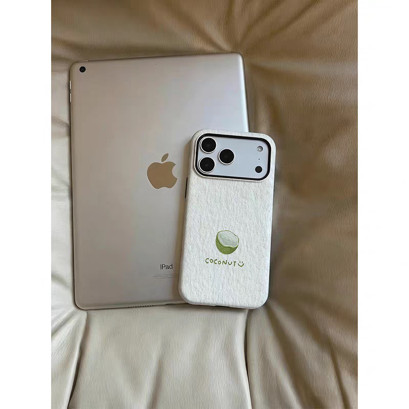 ins创意油画椰子英文适用苹果17手机壳菲林二合一nova13华为p80mate70小米15搞怪opporeno14荣耀300iPhone16