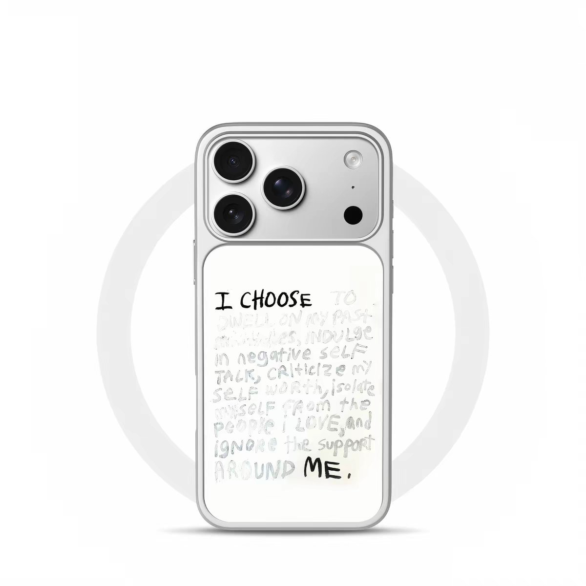 ins风复古自我肯定电镀银黑边适用苹果iPhone17promax手机壳16pro小米15Pro保护套华为mate80P70三星S23软壳