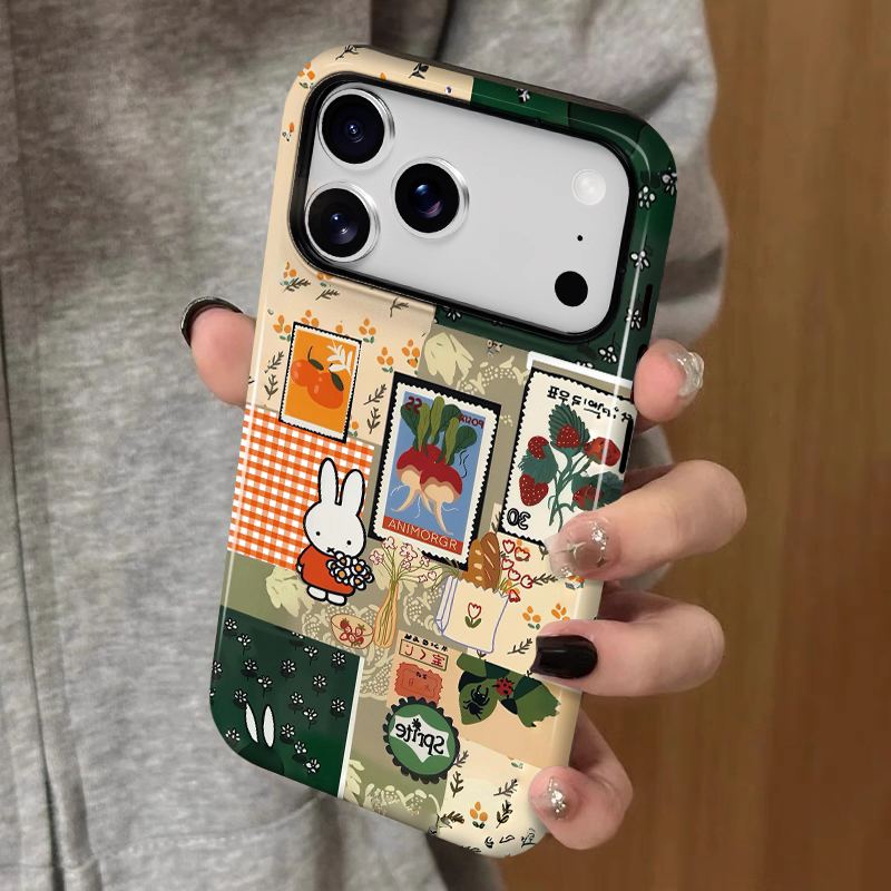 拼接米菲兔适用iPhone16promax苹果17小米15新款mate70华为p80nova荣耀400菲林手机壳opporeno一加vivox200,3C数码配件,手机保护套/壳,淘宝优惠券,粉丝福利购,淘宝优惠卷