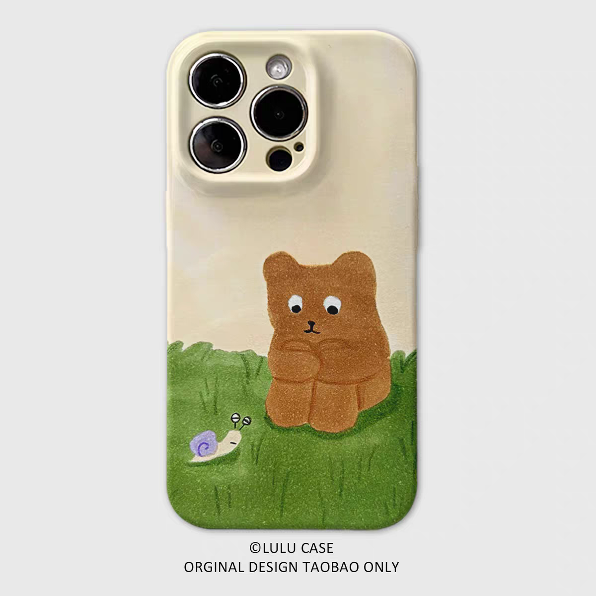 小熊的安静时光适用iPhone16promax苹果17小米15mate70华为p80nova荣耀400菲林手机壳opporeno一加vivox200