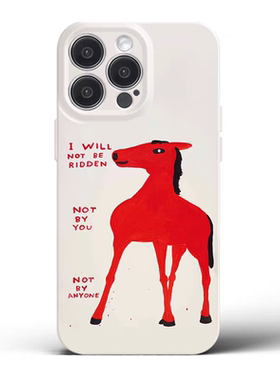 油画红马适用iphone17promax苹果16手机壳13艺术12红色pura80华为mate70一加15小米14荣耀60软nova菲林reno11