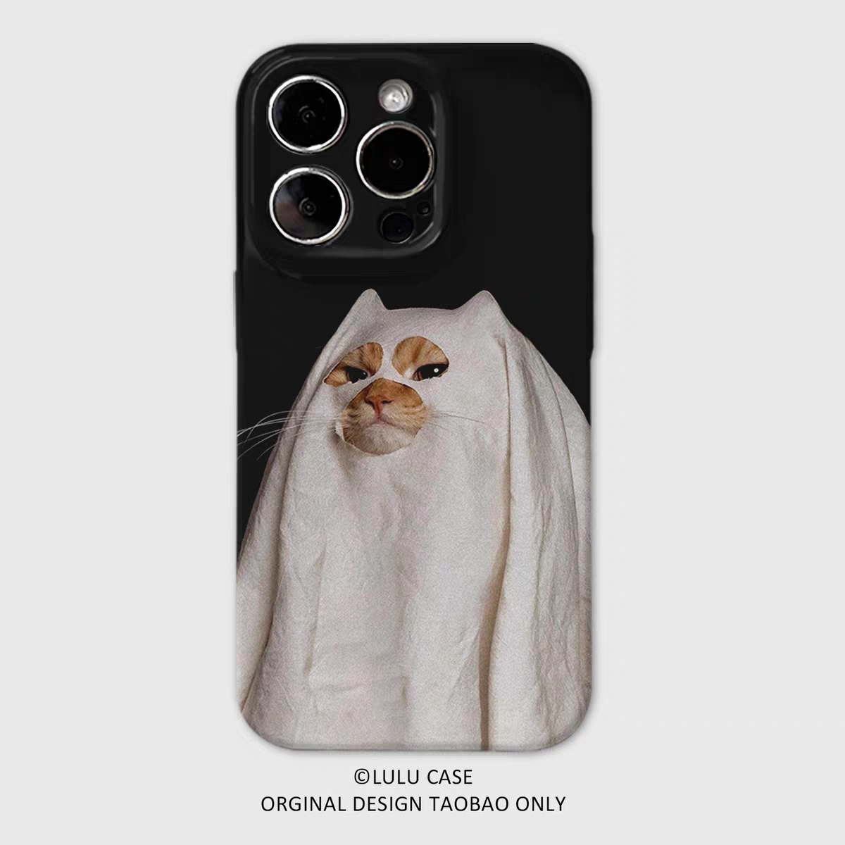 ins扮鬼的小猫咪菲林二合一手机壳适用苹果16nova13华为p70mate60小米15opporen13ovivo荣耀300iPhone15防摔