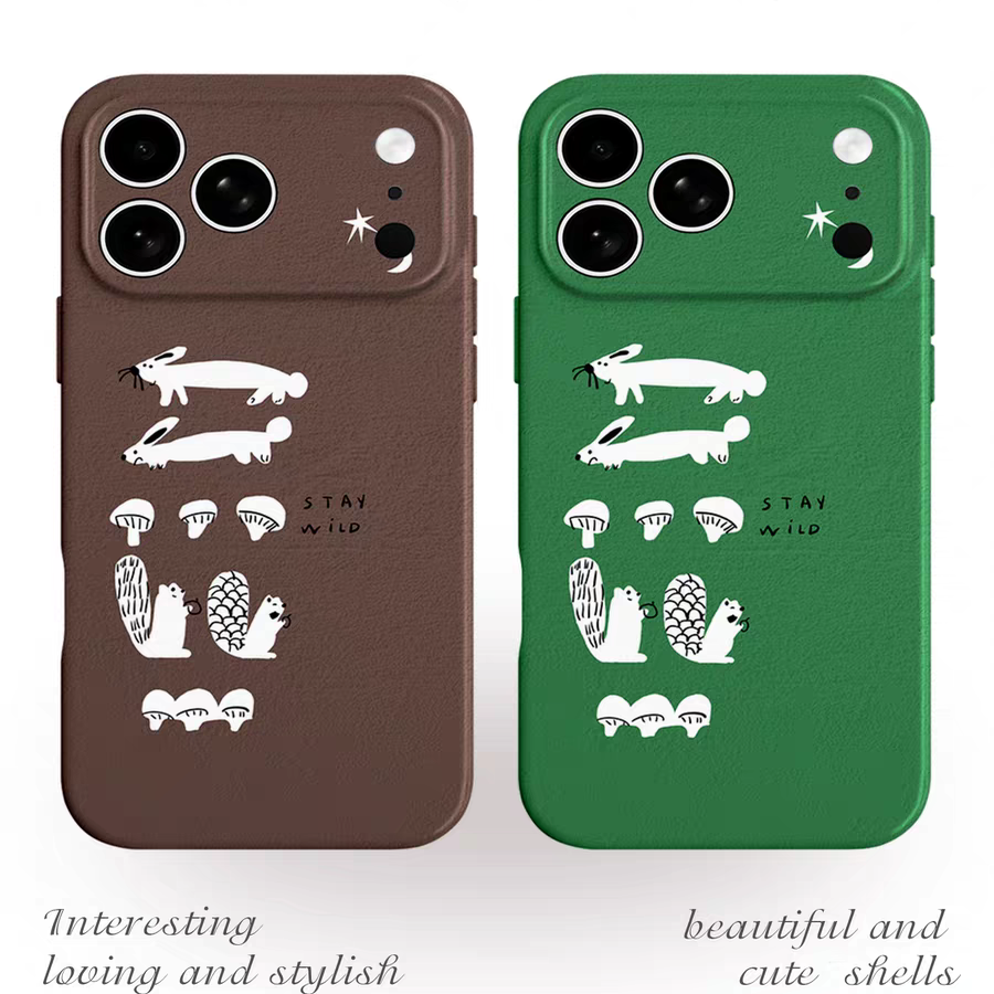 【收获的季节】松鼠与小兔适用iPhone17/16promax手机壳华为Pura80情侣小米14畅享70vivoS20软苹果15荣耀200