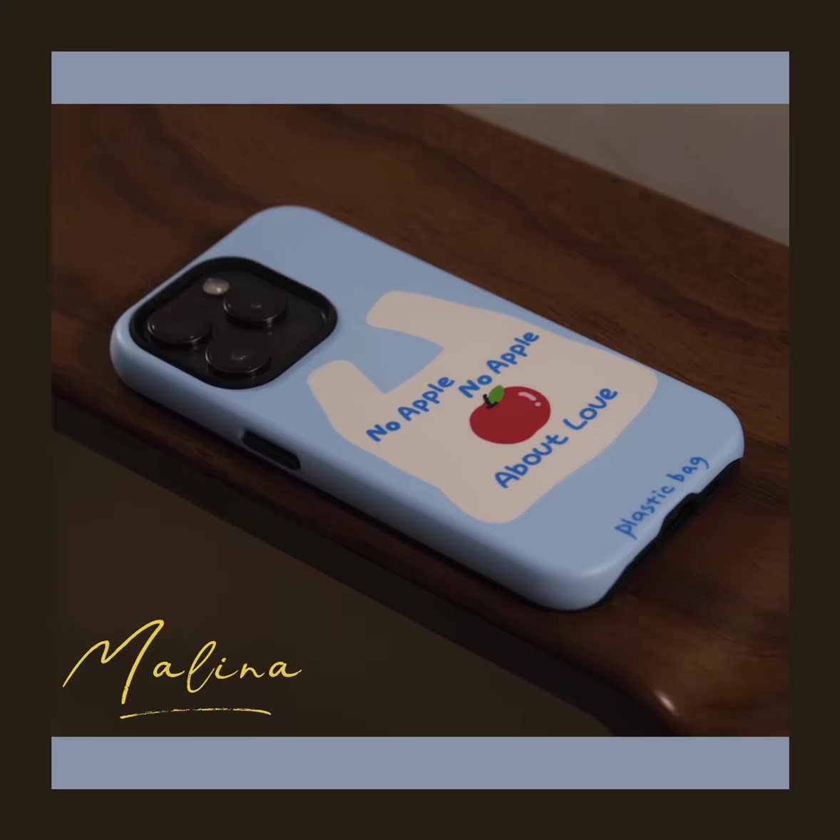 小众清新蓝色塑料袋二合一菲林手机壳全包按键适用苹果iPhone15promax菲林手机壳14磨砂12亮面全包11菲林壳13