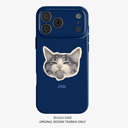 ins风像素cool猫适用苹果17手机壳菲林二合一nova13华为p80mate70小米15个性艺术opporeno14荣耀300iPhone16