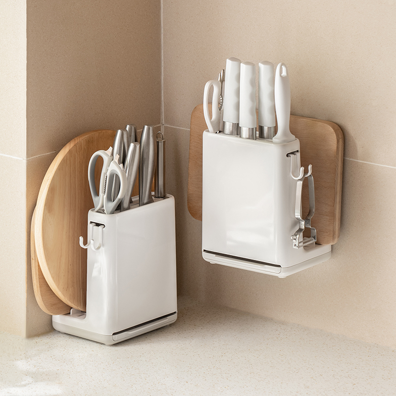 厨房置物架刀架多功能台面砧板架家用壁挂式放刀具刀座菜刀收纳架