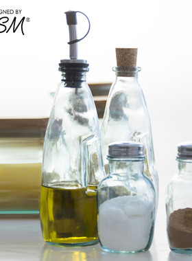 西班牙VSM玻璃调味料小瓶粉末瓶家用厨房分装撒料瓶盐罐酱油醋瓶