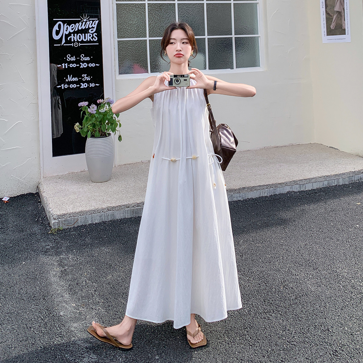 夏装上新！2025新款新中式串珠度假风连衣裙H908-P125-K188,女装连衣裙,浙宝115