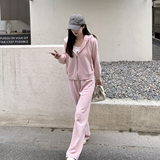 现货！春秋连帽卫衣直筒裤休闲套装女H825-P160控248，女装套装/套裙，浙宝115