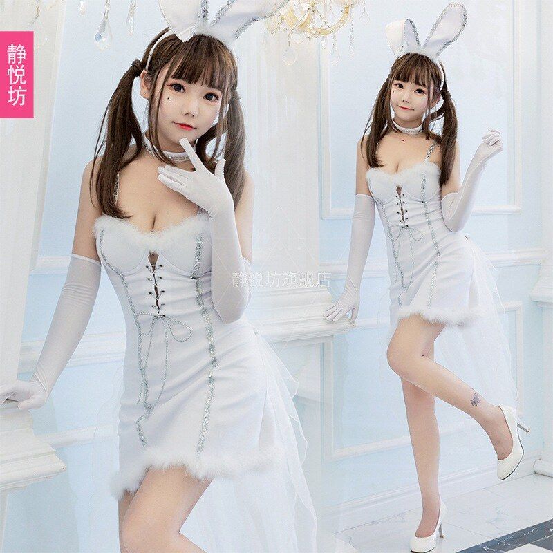 复活万圣节酒吧ds兔女郎演出服gogo领舞装DJ团体舞蹈服兔子装舞台图片