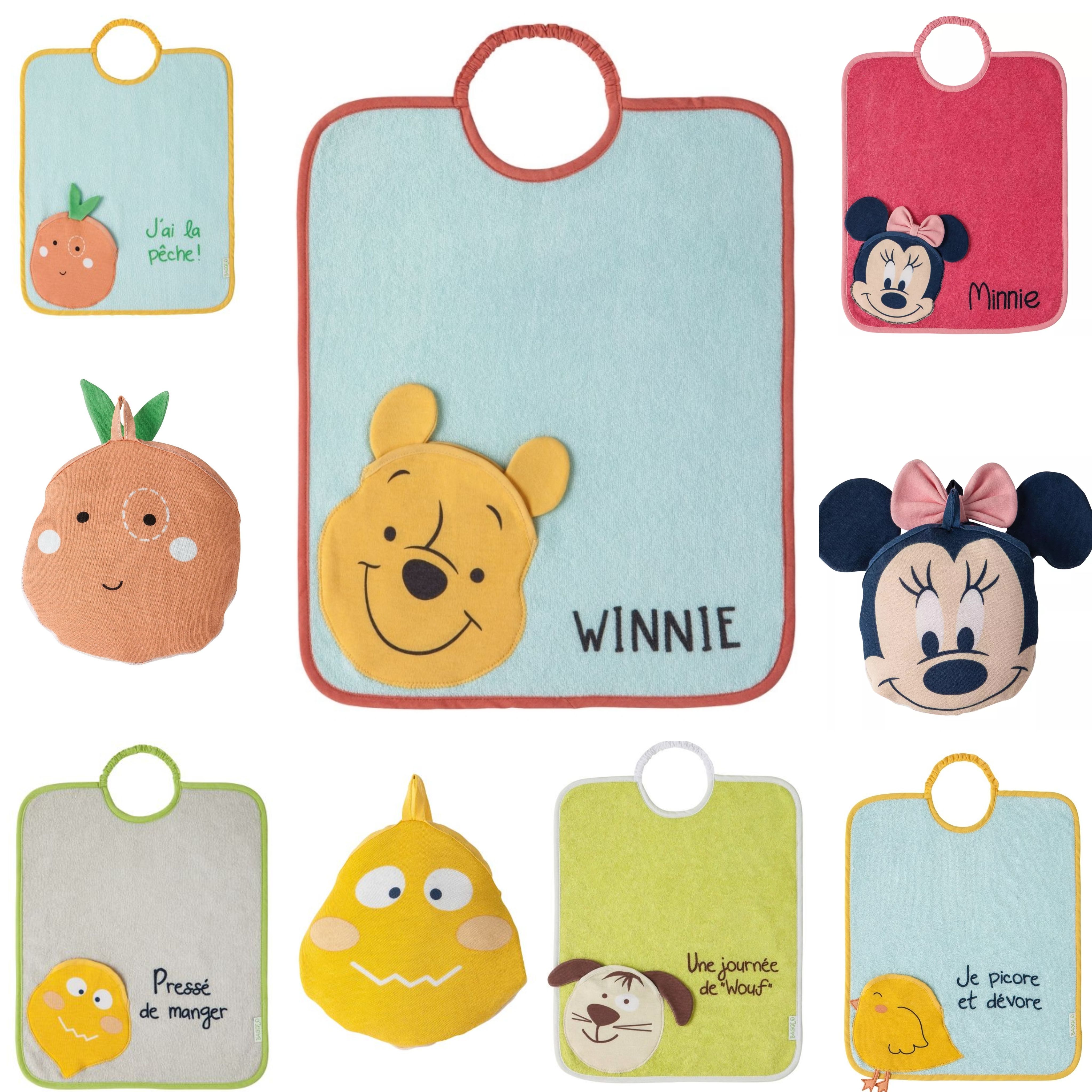 1-8岁毛巾棉吸水超大围嘴洗漱