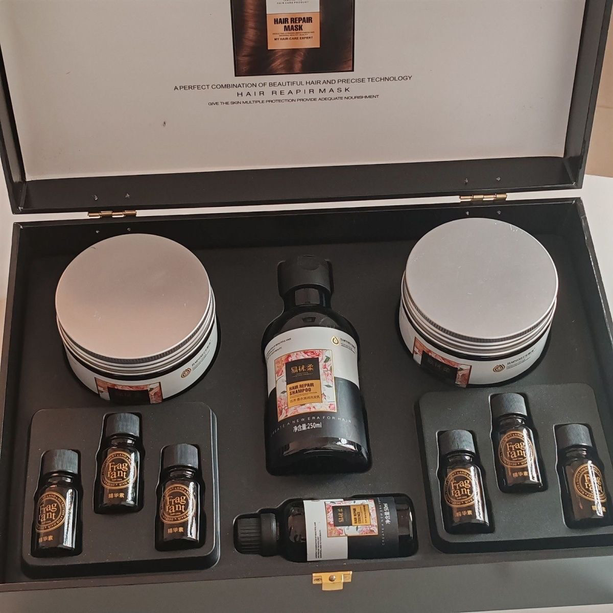 宝斯美精油养护发膜套盒修护烫染干枯受损发质专用补水护发素倒膜