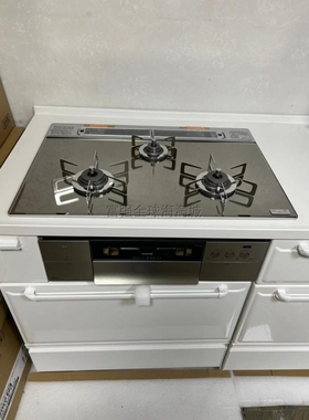 现货日本进口能率燃气灶旗舰Progre嵌入式3眼烤箱灶定时温防干烧