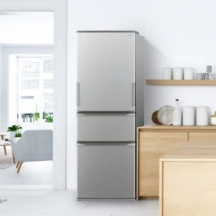 374升左右任意门三门冰箱中间蔬菜室节能冰柜 日本夏普25年款