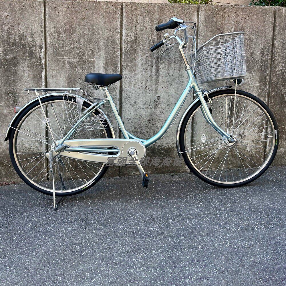 日本直送普利司通U型框架禧玛诺3档变速轻便购物自行车Ebridge U