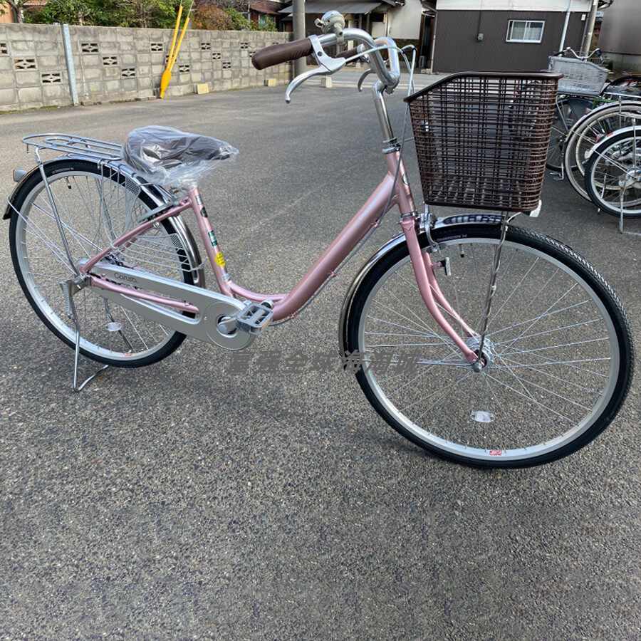 日本直送普利司通禧玛诺3速轻便耐用铝架轻便型购物自行车Carusa