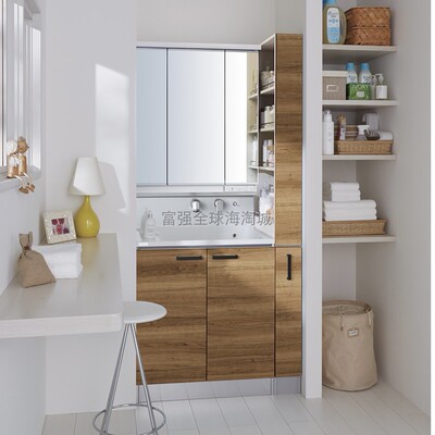 日本直送CLEANUP全不锈钢浴室柜