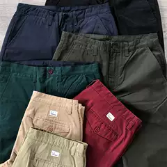 Clearance! British Standard Comfortable Washed Chino Casual Pants for Men, Twill Trousers for Men