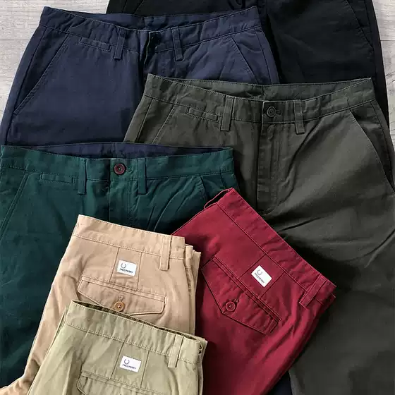 Clearance! British Standard Comfortable Washed Chino Casual Pants for Men, Twill Trousers for Men