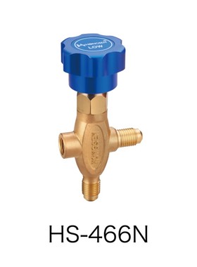 鸿森HS-466N/CT-488N公制/英制三通阀 金属旋钮三通阀