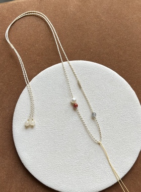 手工编织小众休闲原创项链绳女