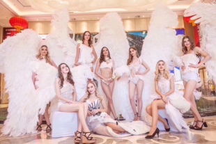 出租 舞加舞 打折 大气维系列走秀静展演出年会礼服租赁 翅膀