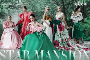 舞加舞礼服租赁 新款华丽拖尾影楼年会婚礼模特走秀秀场晚宴