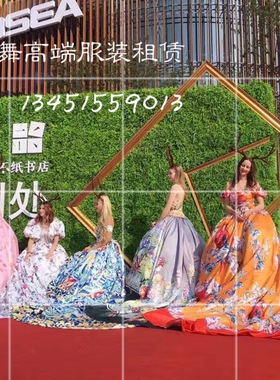 出租 打折 舞加舞 新款花仙子晚礼服静态迎宾展示租赁长款拖尾