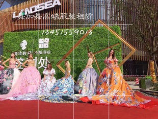 出租 打折 舞加舞 新款花仙子晚礼服静态迎宾展示租赁长款拖尾