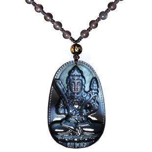 速发礼物鬼蓝眼虚空藏菩萨吊坠生肖属牛虎虚空臧普萨本命佛礼物