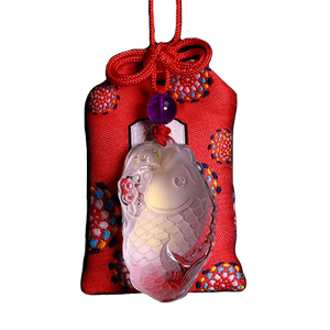 考运守文昌鱼坠水晶锦鲤考试礼物