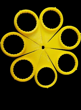 适用解放J6PJH6悍V龙VJ7J6LJ6F黄色PE材质螺母松动指示器螺丝紧