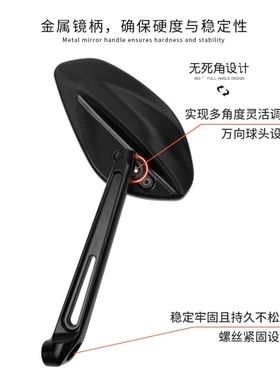 适用KTM DUKE790 DUKE890 SuperDuke1290改装CNC后视镜手把反光镜