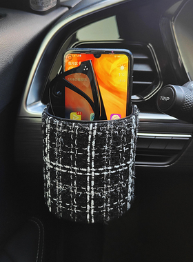 适用宝马mini迷你countryman cooperf54f55汽车出风口收纳置物盒