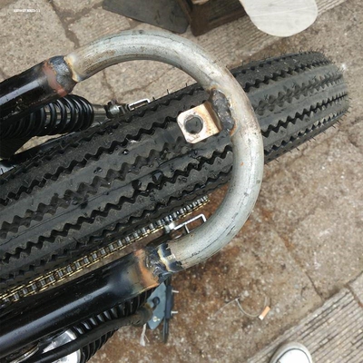 适用五羊WY125 CN250摩托车复古改装尾翼U型管弯管复古后扶手尾架