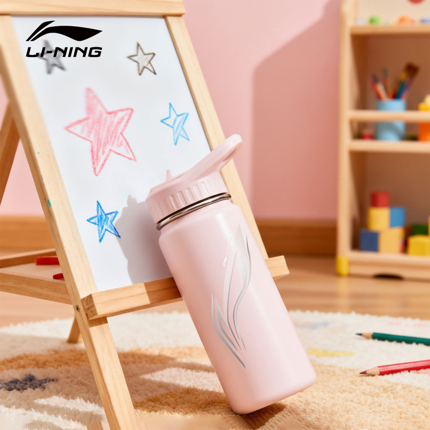 李宁保温杯新款车载大容量