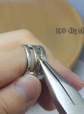 diy制作顺手小工具日本进口贵和kiwa开口圈打开闭合助力纯钢戒指