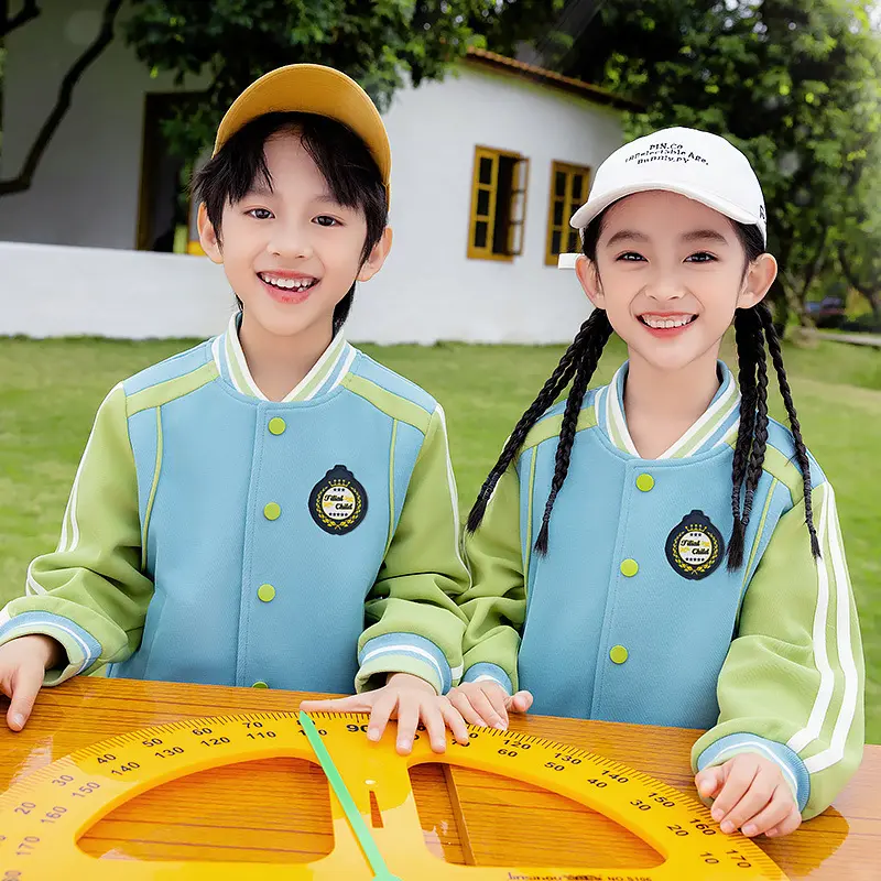 《菲童儿熙》2025年新款小学生班服春夏秋季校服四件套幼儿园园服