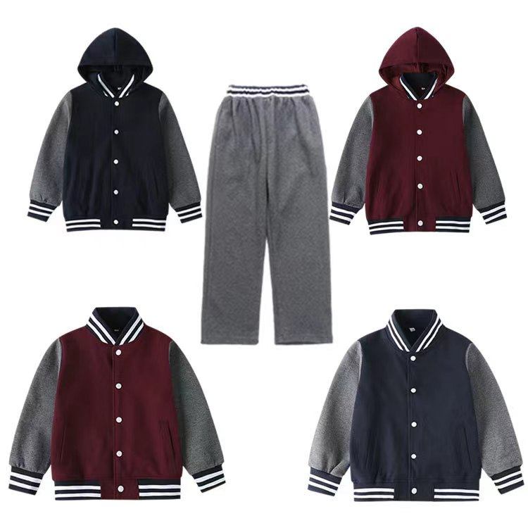 棒球服校服幼儿园园服春秋款小学生校服运动套装班服801G#套装