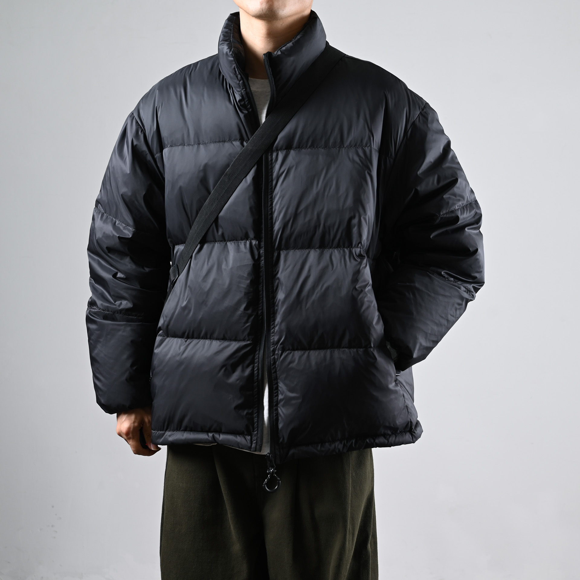 简约立领羽绒服男女加厚