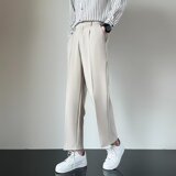 2025秋男士西裤直筒西装裤港风XK501-P42，男装西服套装，星座1108-1