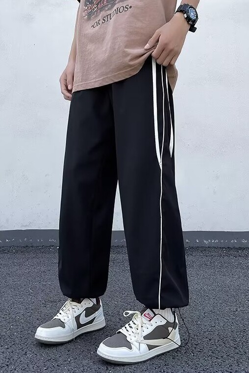 2025新款夏季潮流宽松休闲裤运动裤时尚长裤K940P35,女装休闲裤,星座1108-1