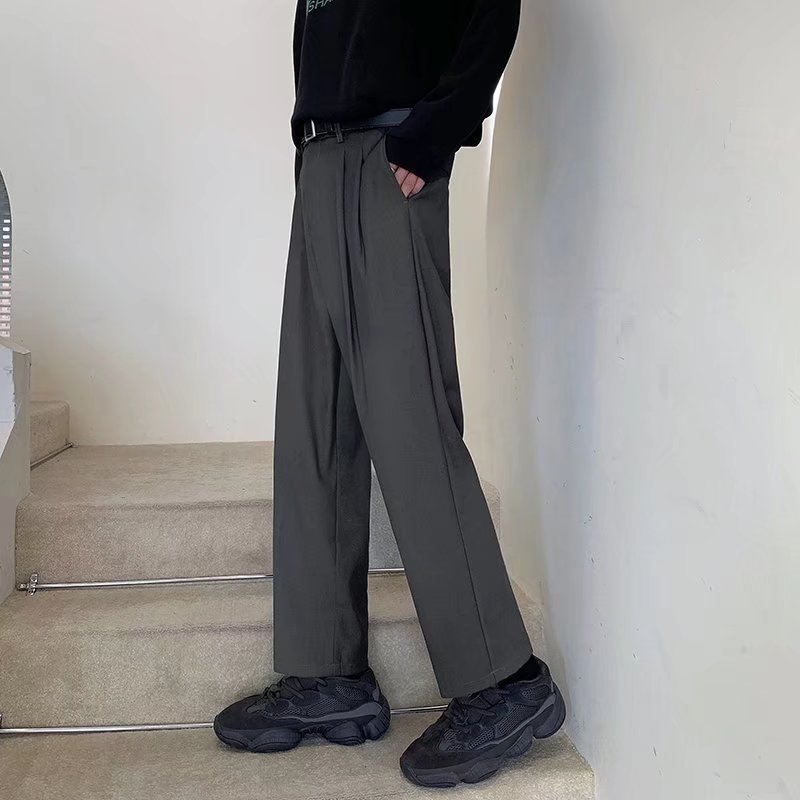 2025新款高腰显瘦休闲宽松直筒垂坠感西装裤九分裤K09P35,男装西服套装,星座1108-1